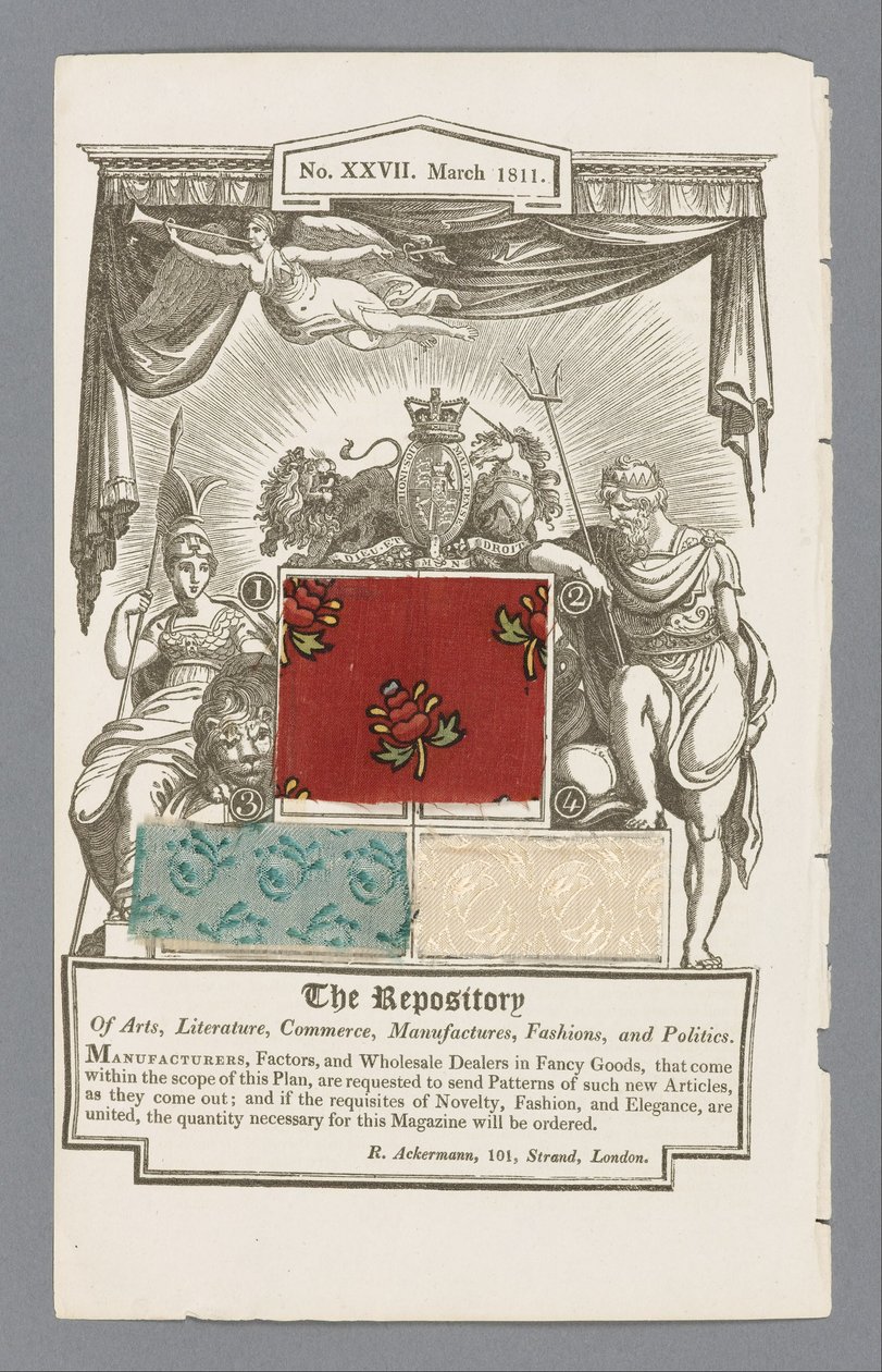 Page du Répertoire des Arts, Sciences, etc. d