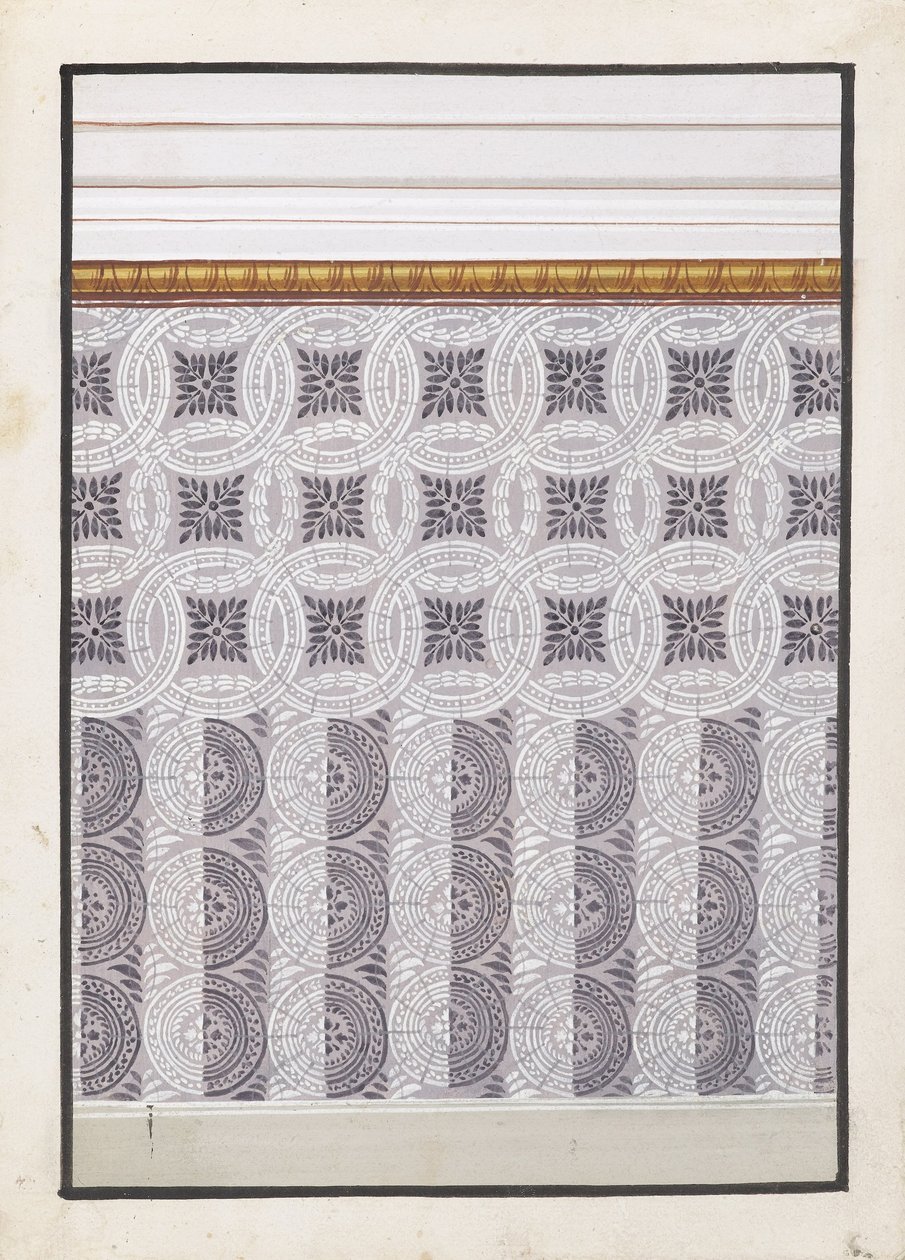 Projet pour la décoration peinte d
