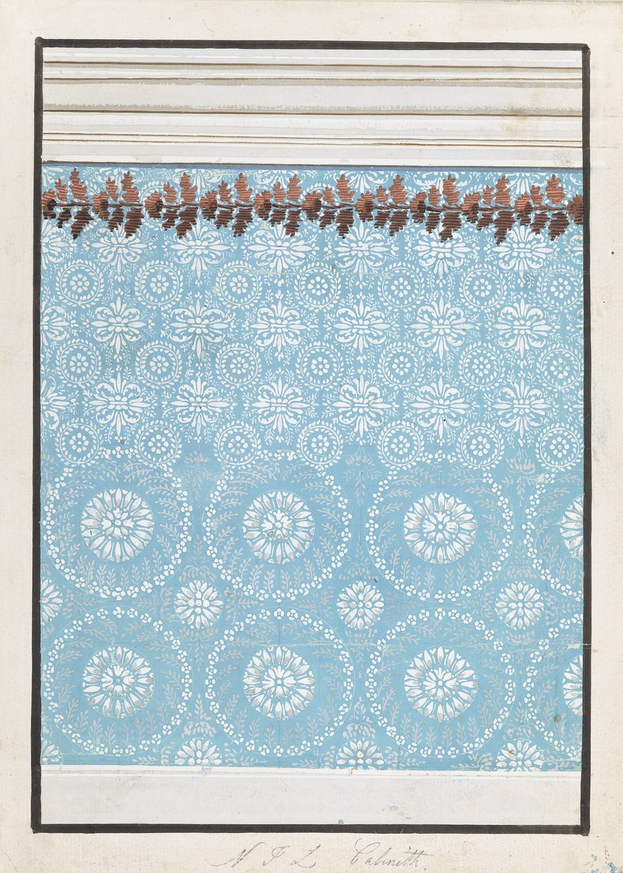 Projet pour la décoration peinte d