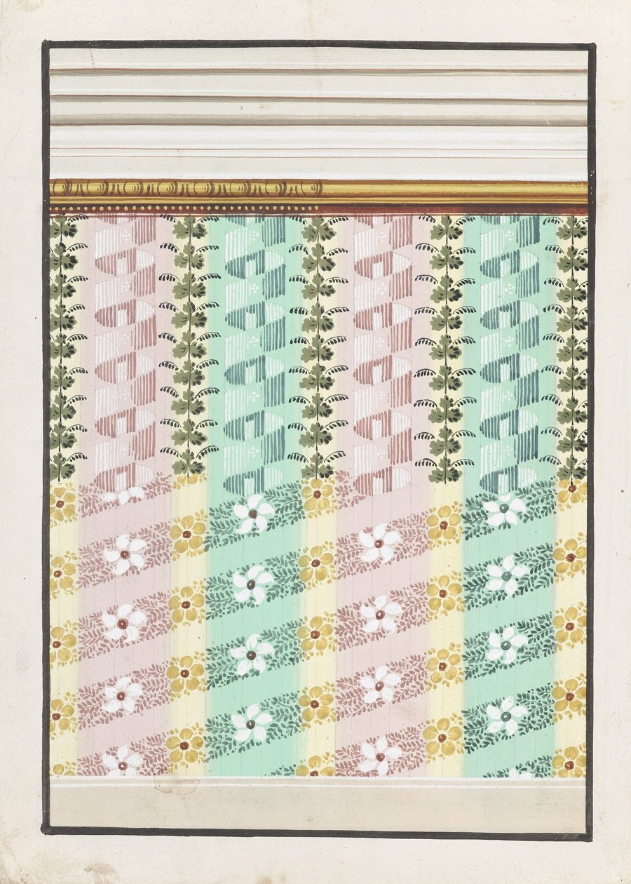 Projet pour la décoration peinte d