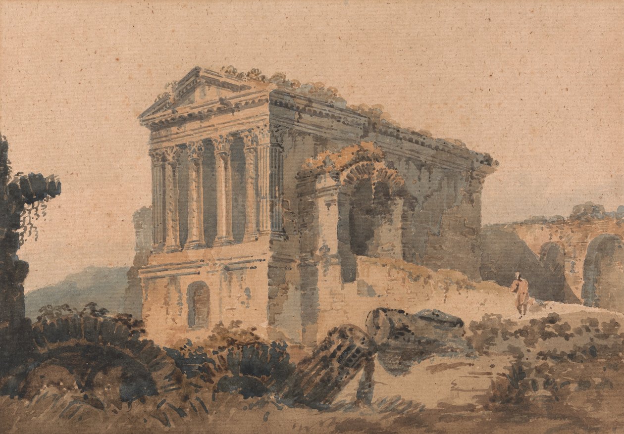 Temple de Clitumno, Rome, d