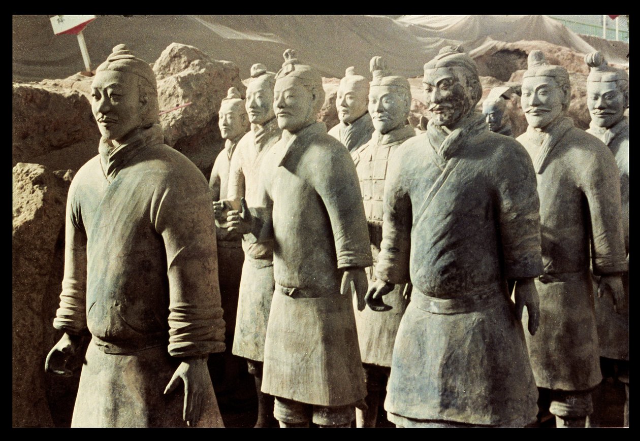 Armée de terre cuite, dynastie Qin, 210 av. J.-C.; guerriers (détail) - Unbekannt Unbekannt