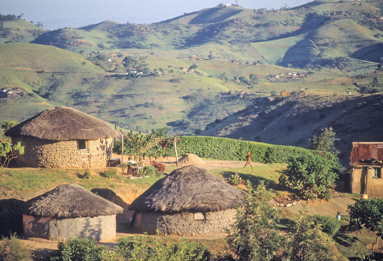 Village zoulou, près d