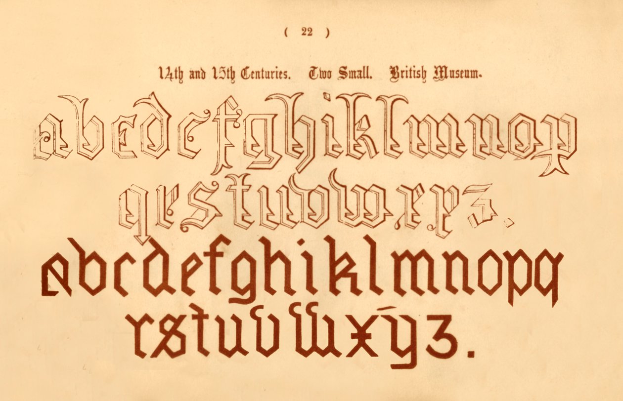 14ème et 15ème siècles. Deux petits. British Museum, 1862 - Unbekannt
