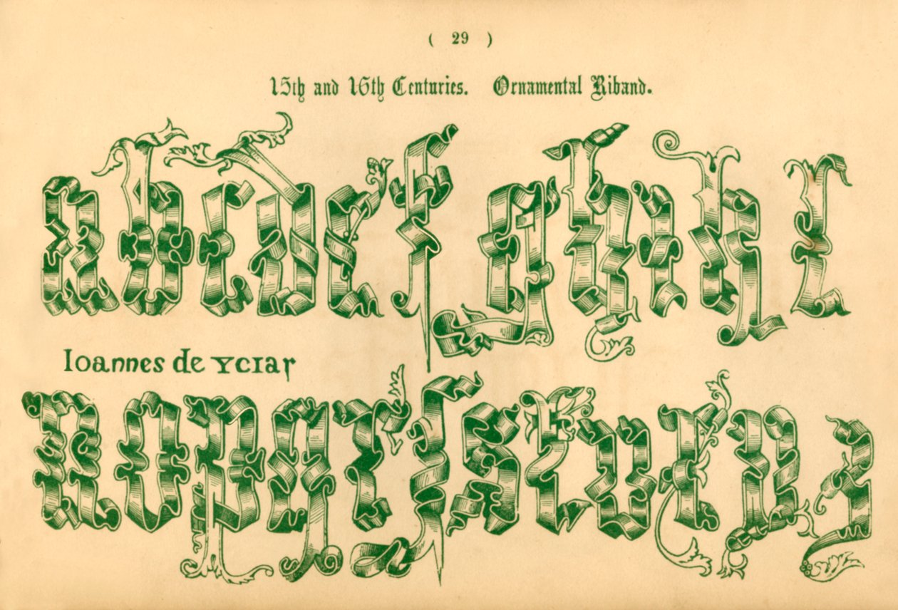 Ruban ornemental, 15ème et 16ème siècles, 1862 - Unbekannt
