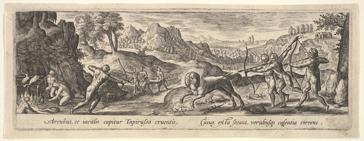 1 des 8 planches sur la Chasse et la Pêche - Unbekannt