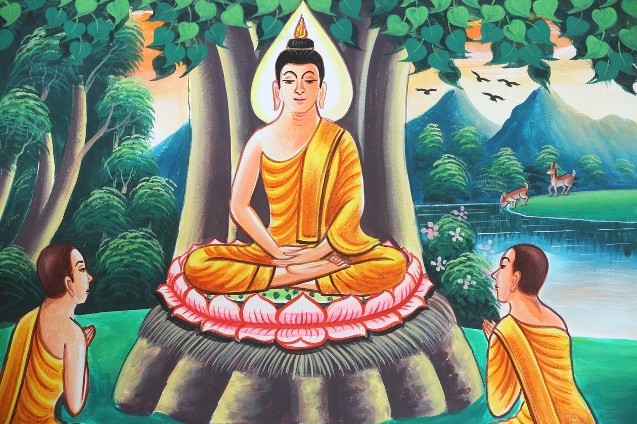 20151103, Kasi, Laos : Peinture représentant l