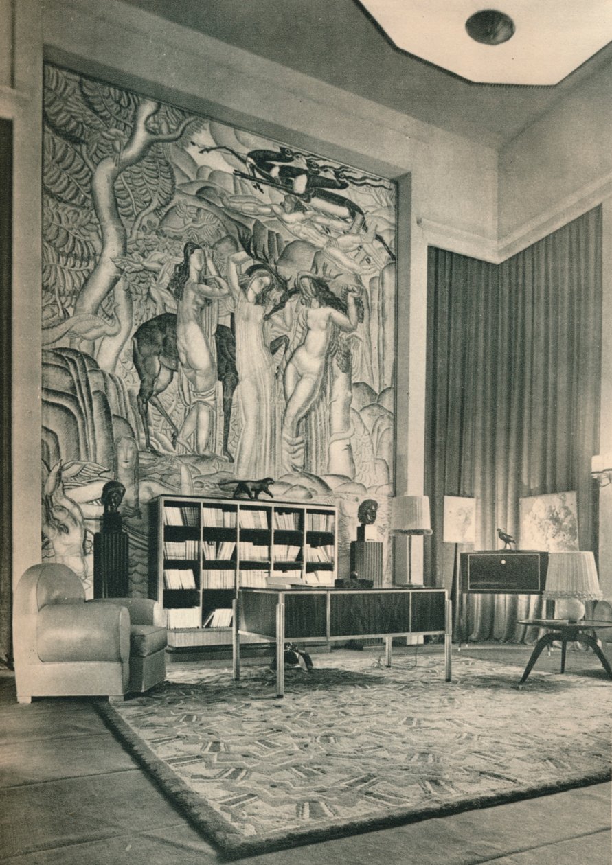 Un cabinet de collectionneur, vers 1925 - Unbekannt