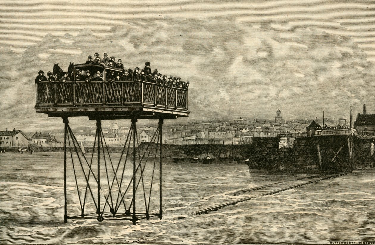 Un pont roulant curieux, 1882 - Unbekannt