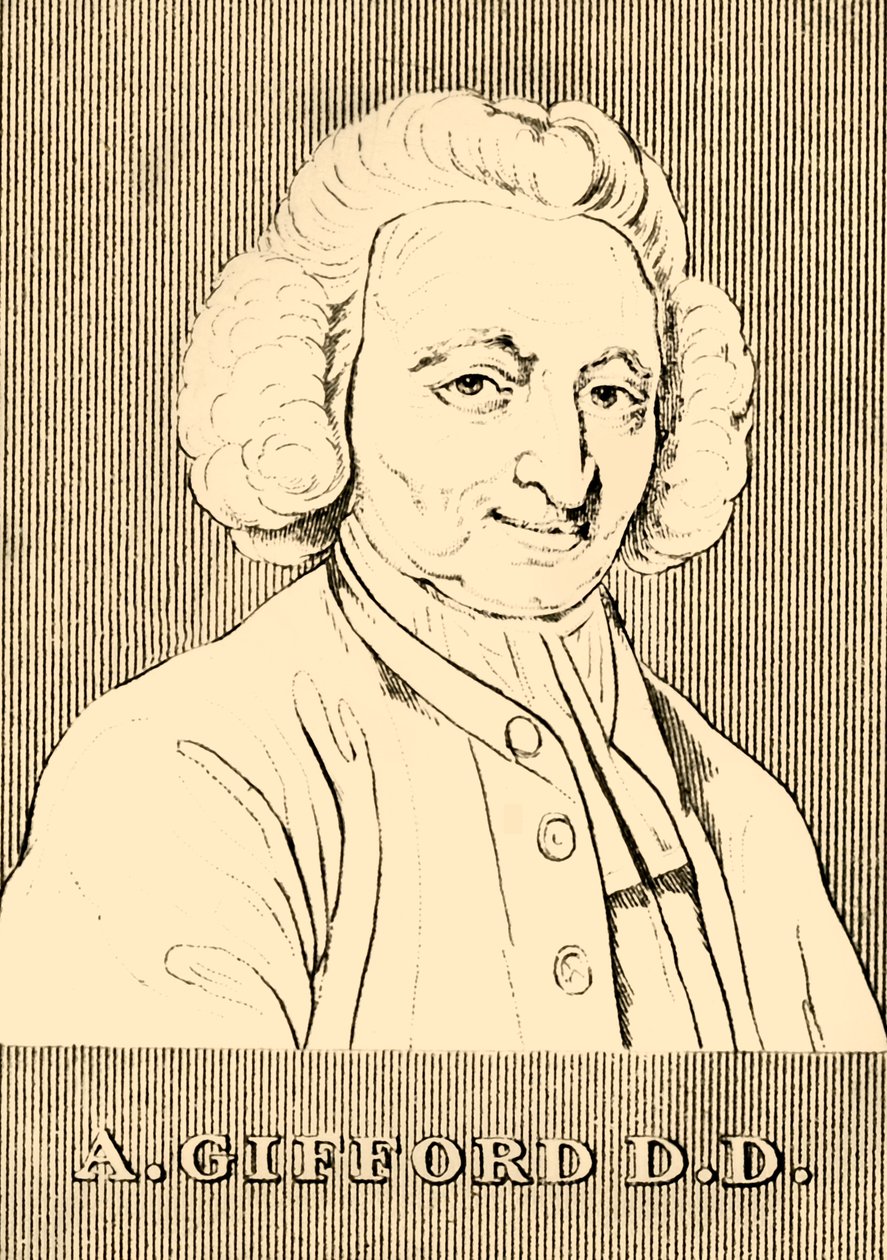 A. Gifford D.D., 1700-1784, 1830 - Unbekannt