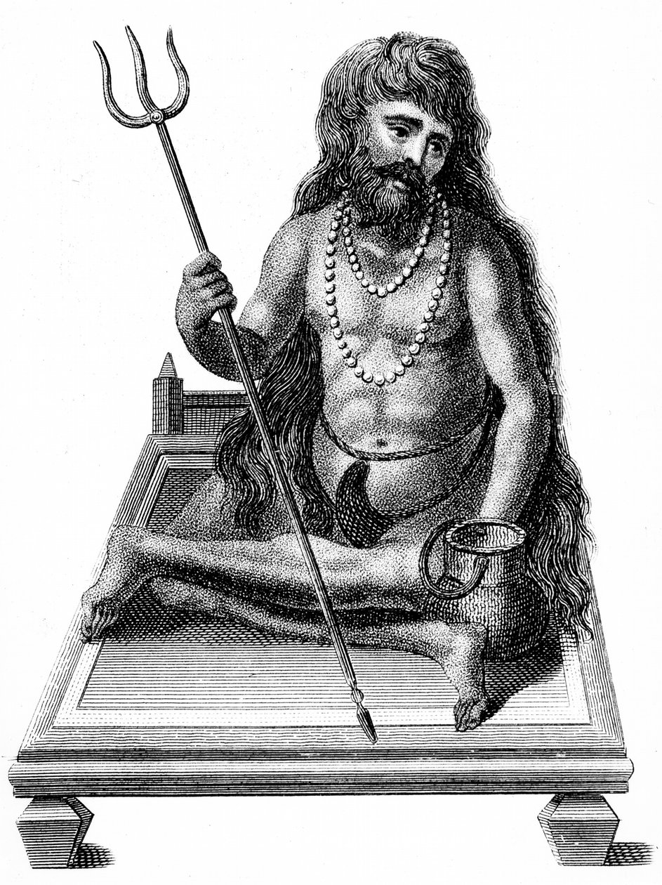 Un yogi méditant, 1811 - Unbekannt