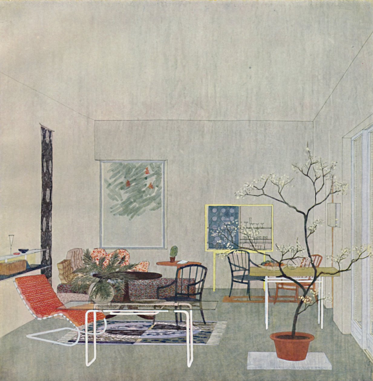 Un design pour un Gartenraum par Georg Steinklammer de Vienne - Unbekannt