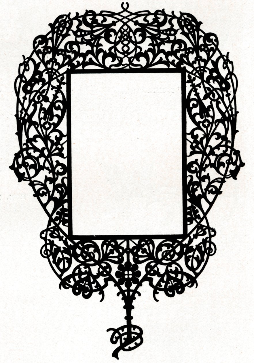 Un design pour un cadre de tableau intitulé Armiger, 1898 - Unbekannt
