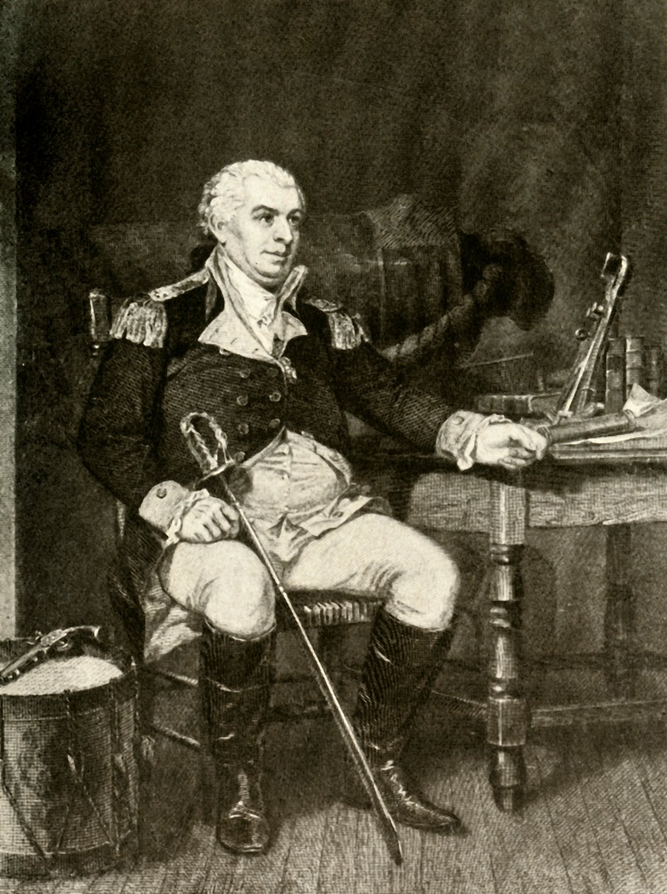 Portrait du Commodore Barry de la Marine des États-Unis, vers 1780 - Unbekannt