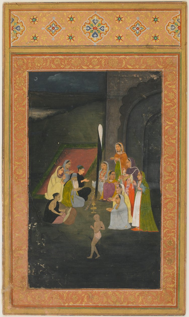 Visite nocturne à un mollah, 18ème siècle - Unbekannt