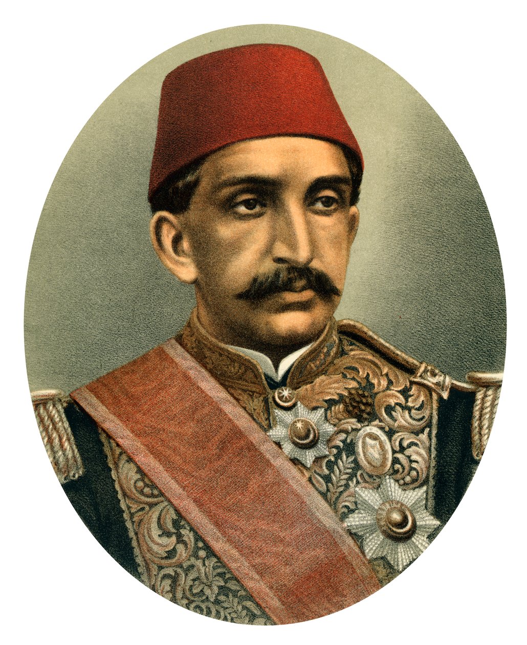 Abdul Hamid II, sultan de Turquie, fin du 19ème siècle - Unbekannt