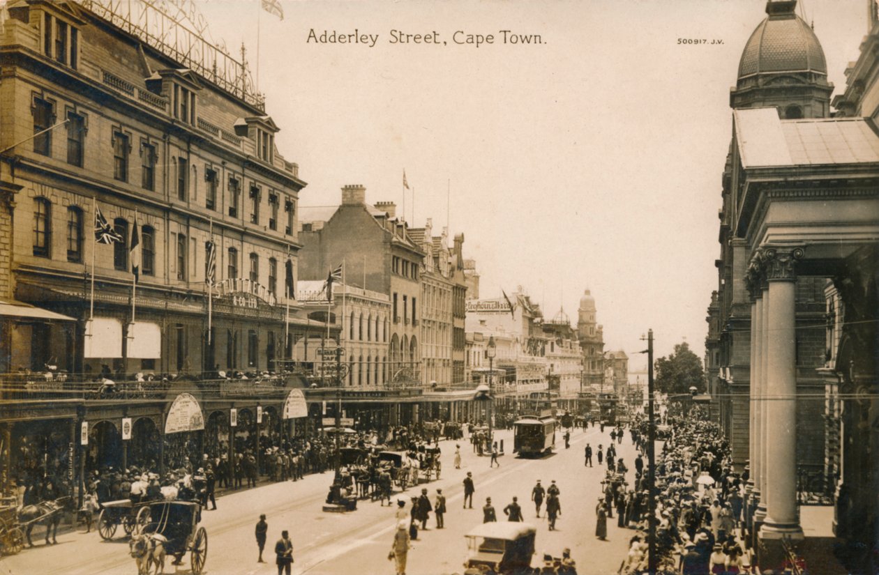 Rue Adderley, Le Cap, c1900 - Unbekannt