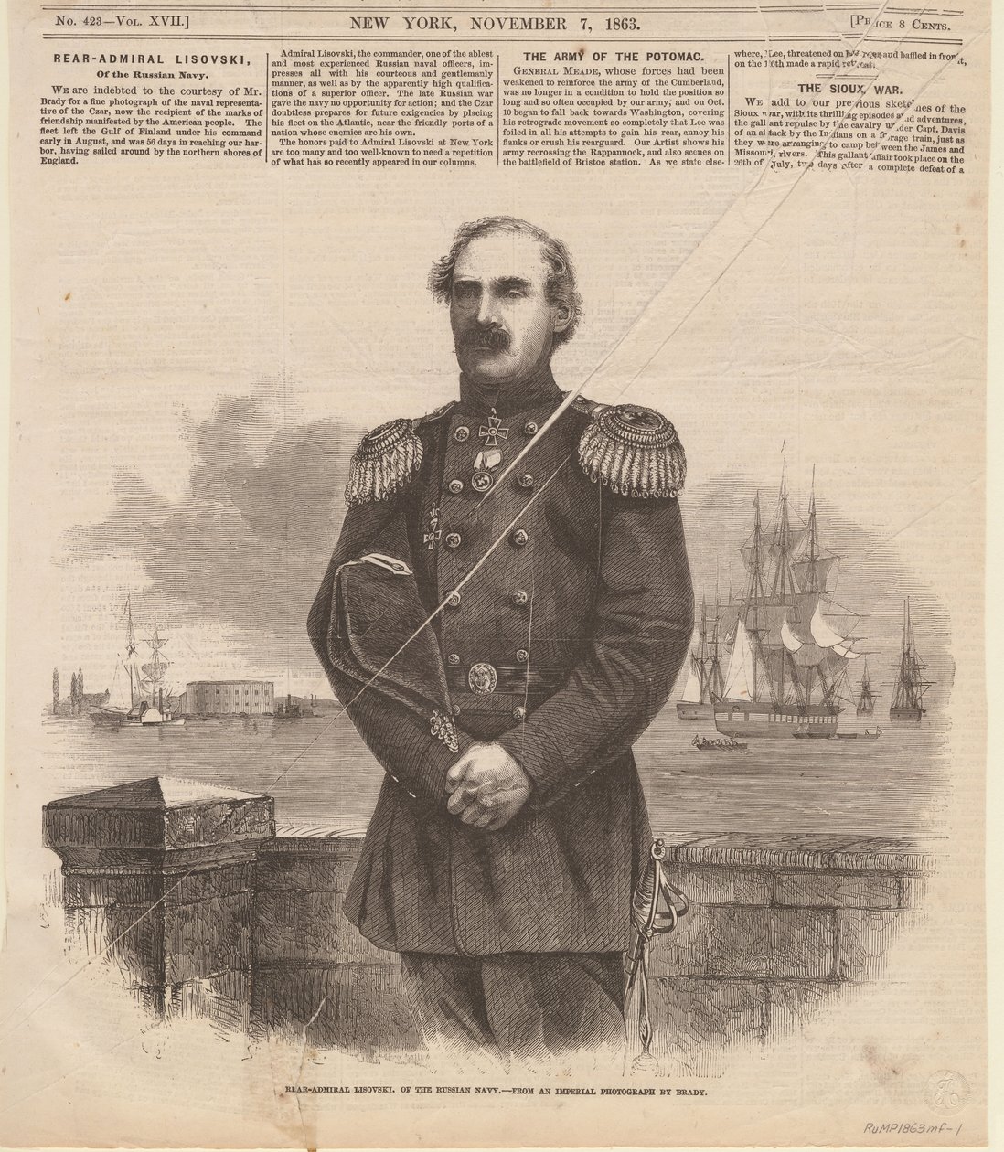Amiral Stepan Stepanovich Lesovsky 1816-1866 à New York - Unbekannt