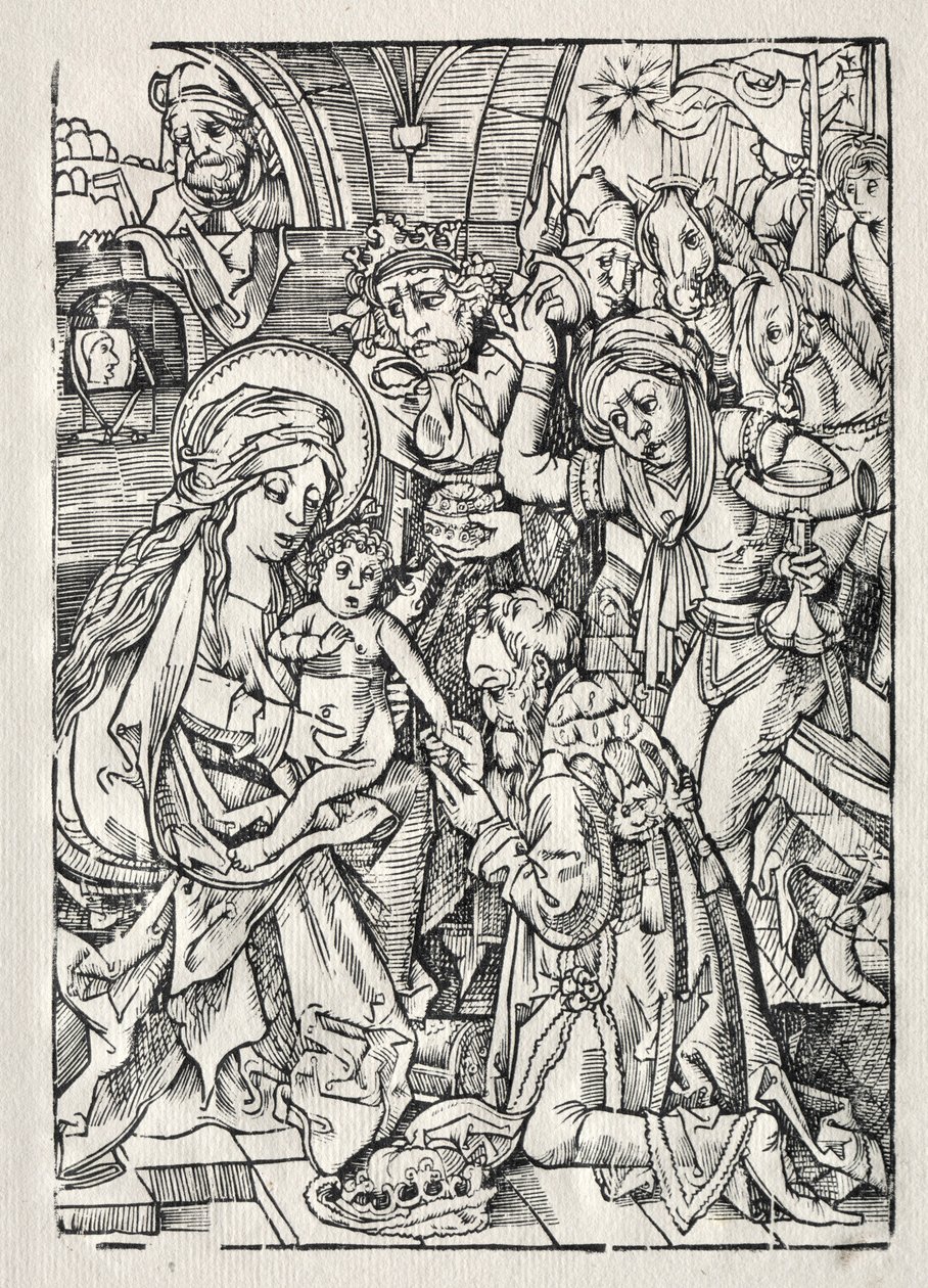 Adoration des Rois, vers 1500 - Unbekannt