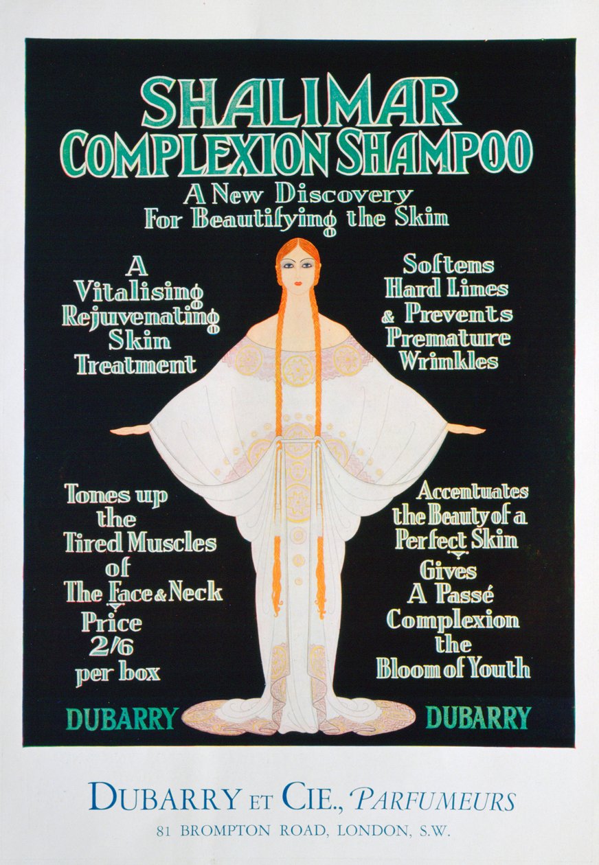 Publicité pour le shampooing Shalimar de Dubarry - Unbekannt