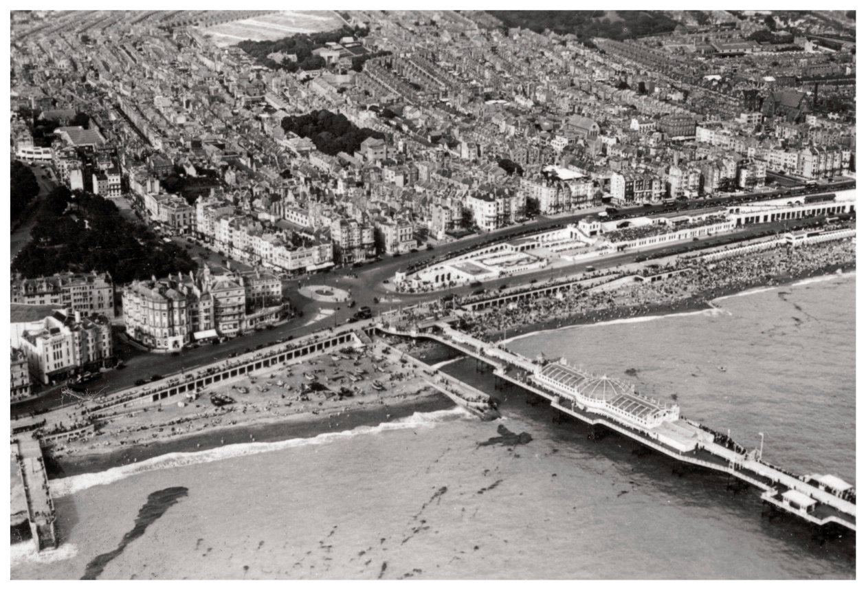 Vue aérienne de Brighton, Sussex, depuis un Zeppelin, 1931-1933 - Unbekannt