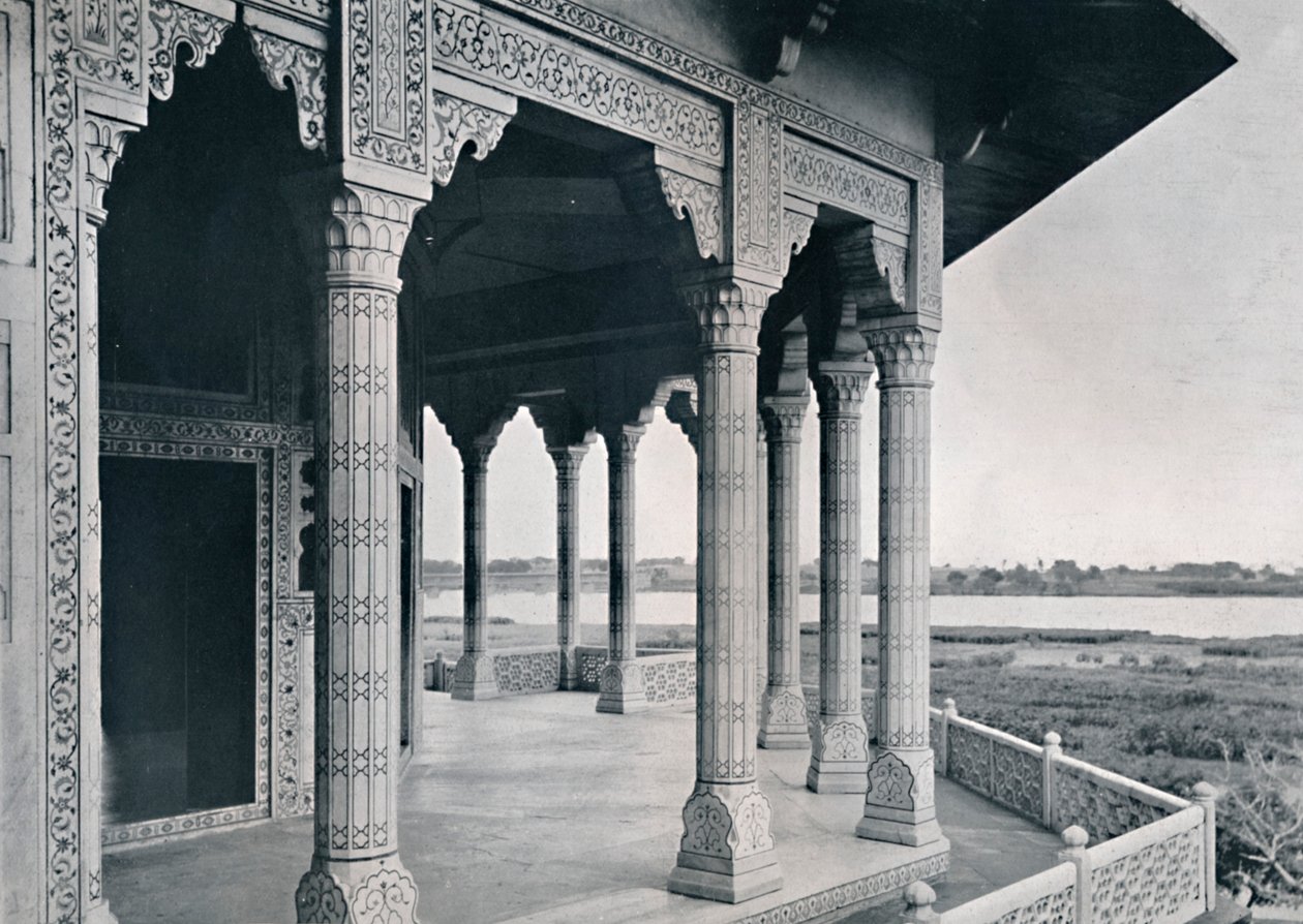 Agra. Balcon de la Tour du Jasmin, c1910 - Unbekannt