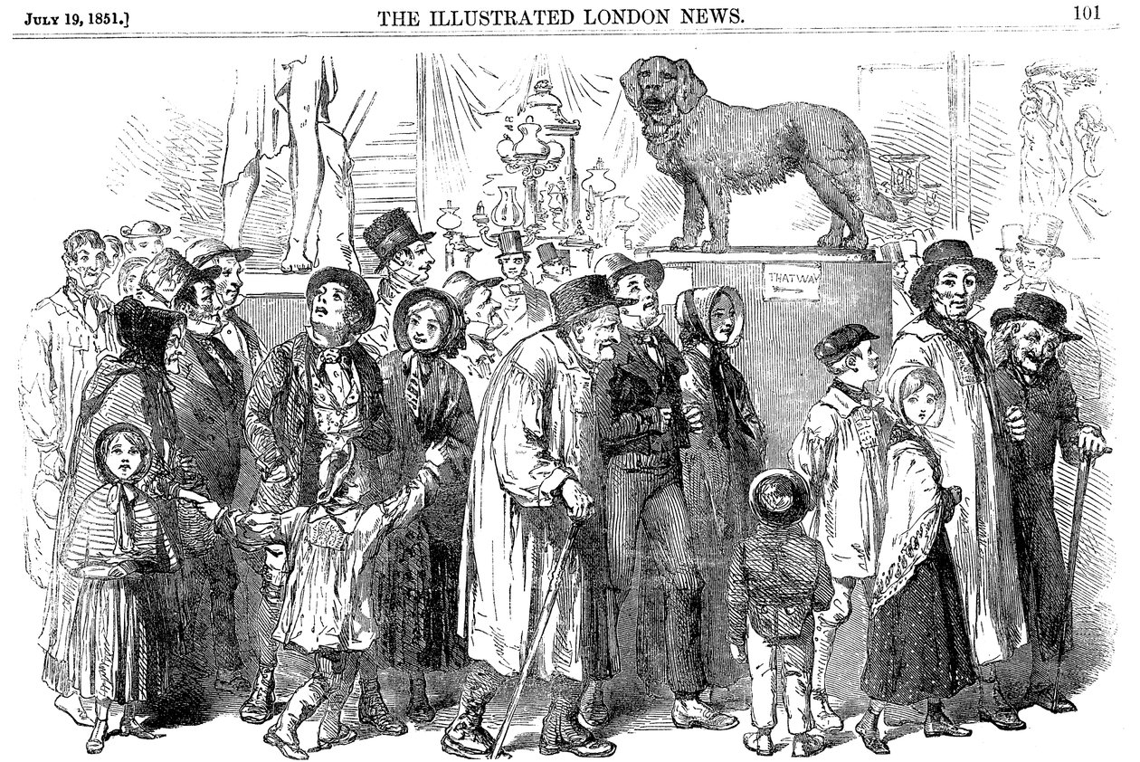 Travailleurs agricoles et leurs familles à la Grande Exposition de 1851 - Unbekannt