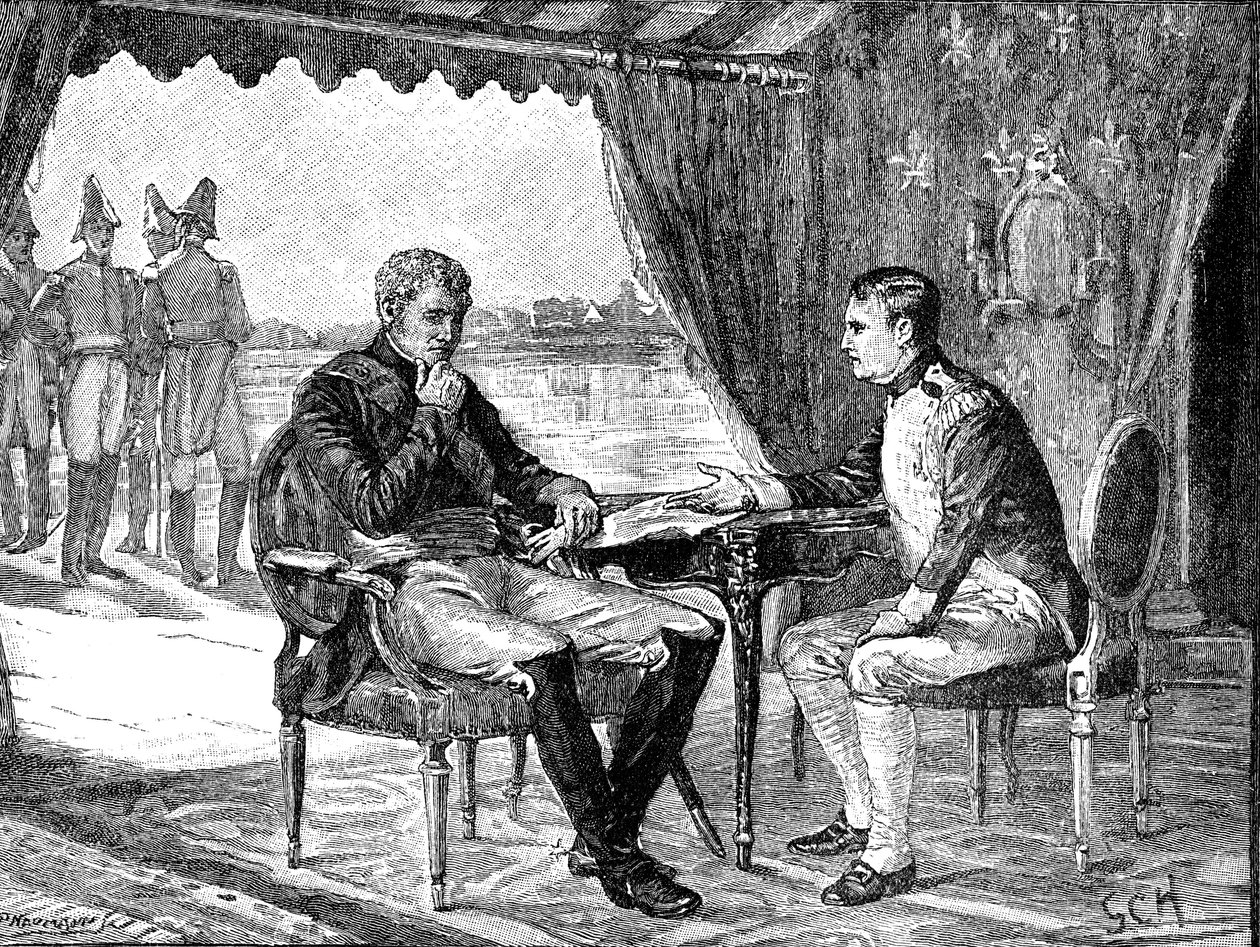 Alexandre Ier de Russie et Napoléon Ier de France à Tilsit, 1807 - Unbekannt