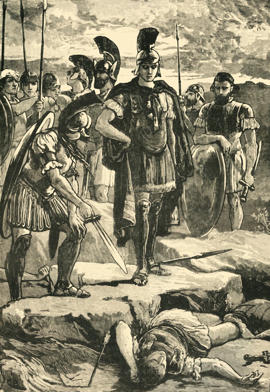 Alexandre et le corps de Darius, 1890 - Unbekannt