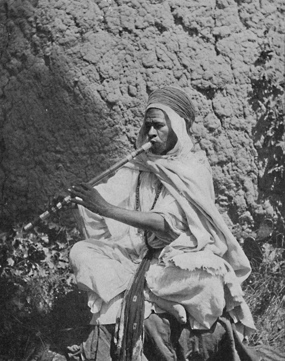 Joueur de flûte natif algérien, 1912 - Unbekannt