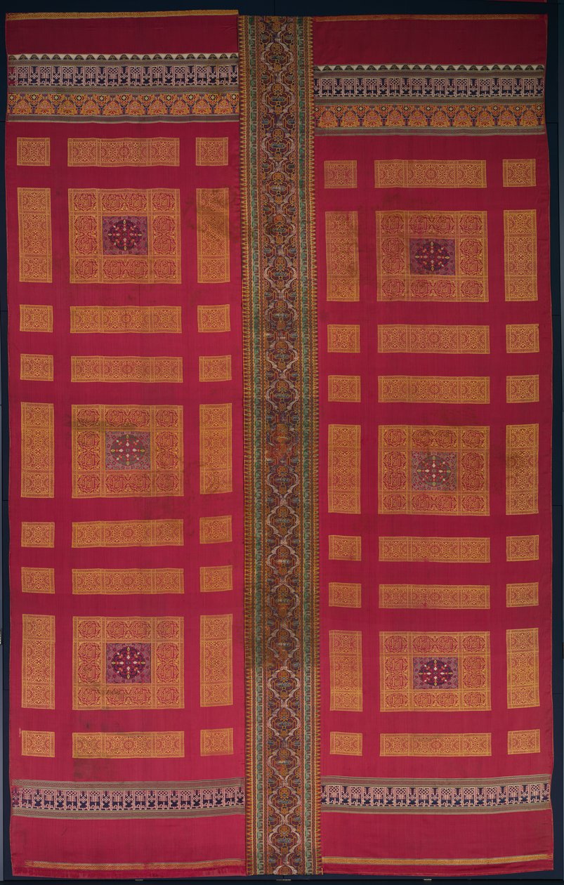 Rideau de soie du palais de l