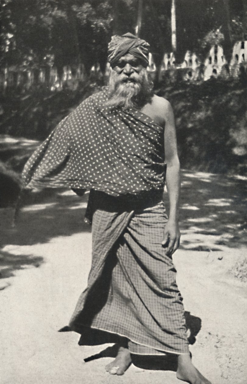 Vieux travailleur cinghalais de Kandy, 1926 - Unbekannt