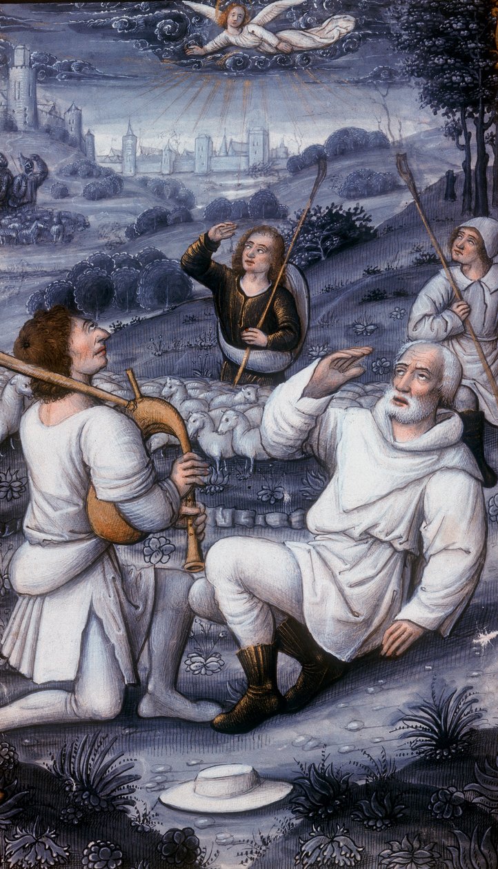 Ange appelant les bergers à la Nativité, XVIe siècle - Unbekannt