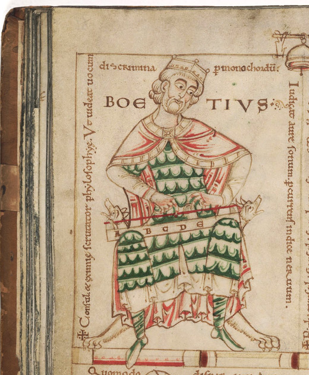 Anicius Manlius Severinus Boethius De: De institutione musica par Boethius, 12ème siècle - Unbekannt
