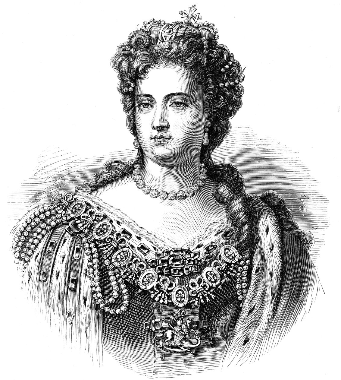 Anne 1665-1714, reine de Grande-Bretagne et d