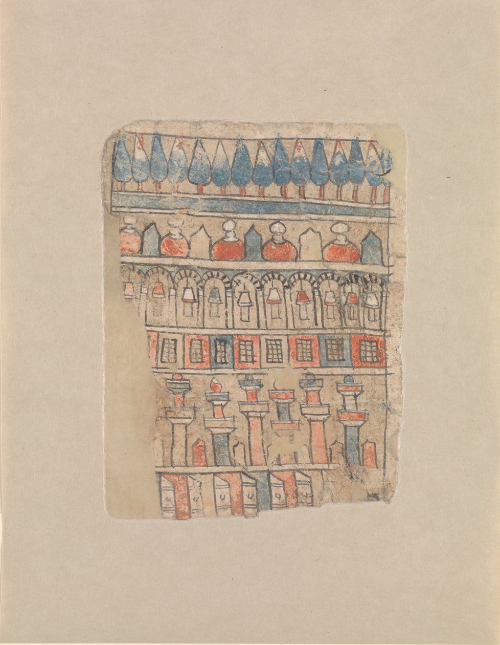 Scène architecturale (XVIe siècle) - Unbekannt