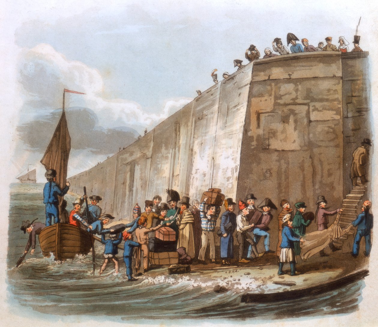Arrivée à Calais, 1816 - Unbekannt