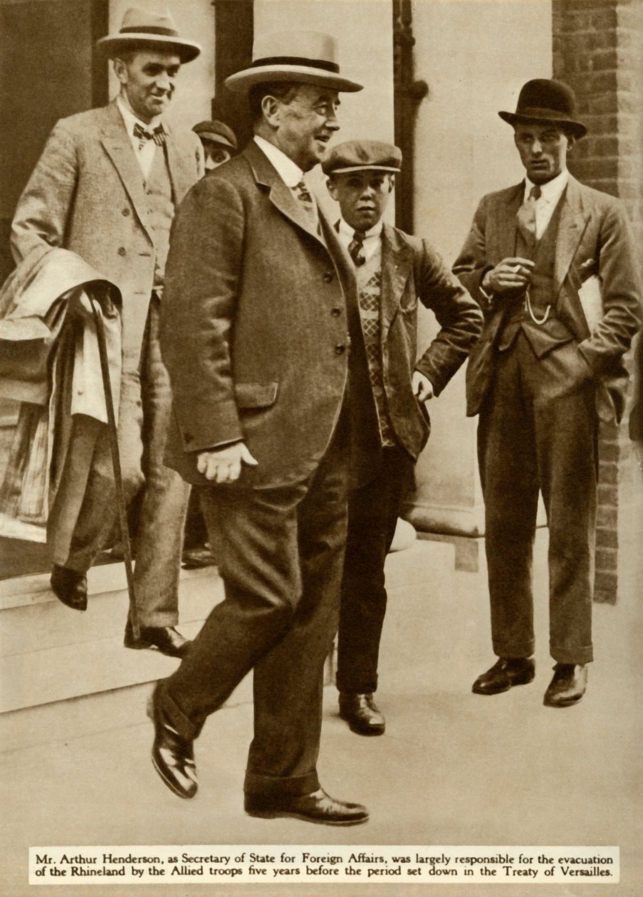 Arthur Henderson, 1929, 1935 - Unbekannt