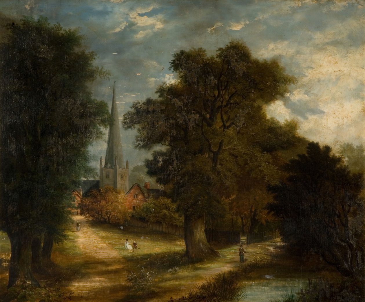 Église et village d