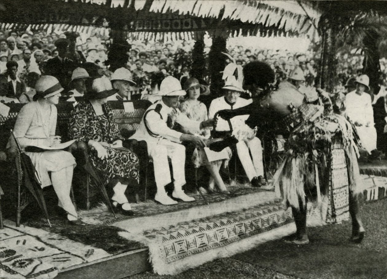 À Suva, Fidji. Présentation d