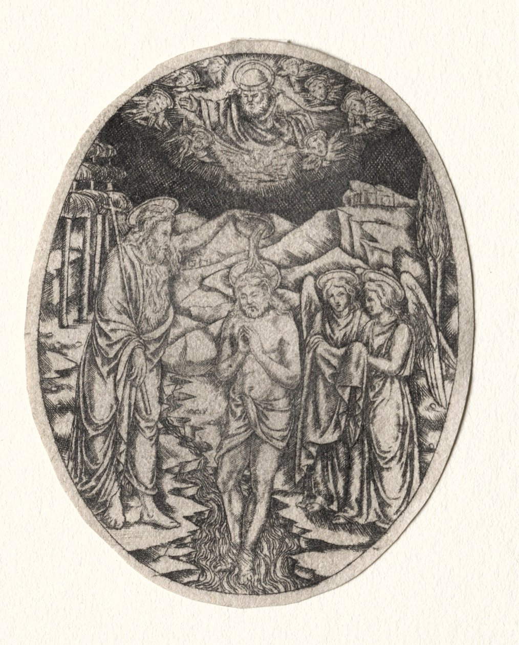 Baptême du Christ, 1400s - Unbekannt