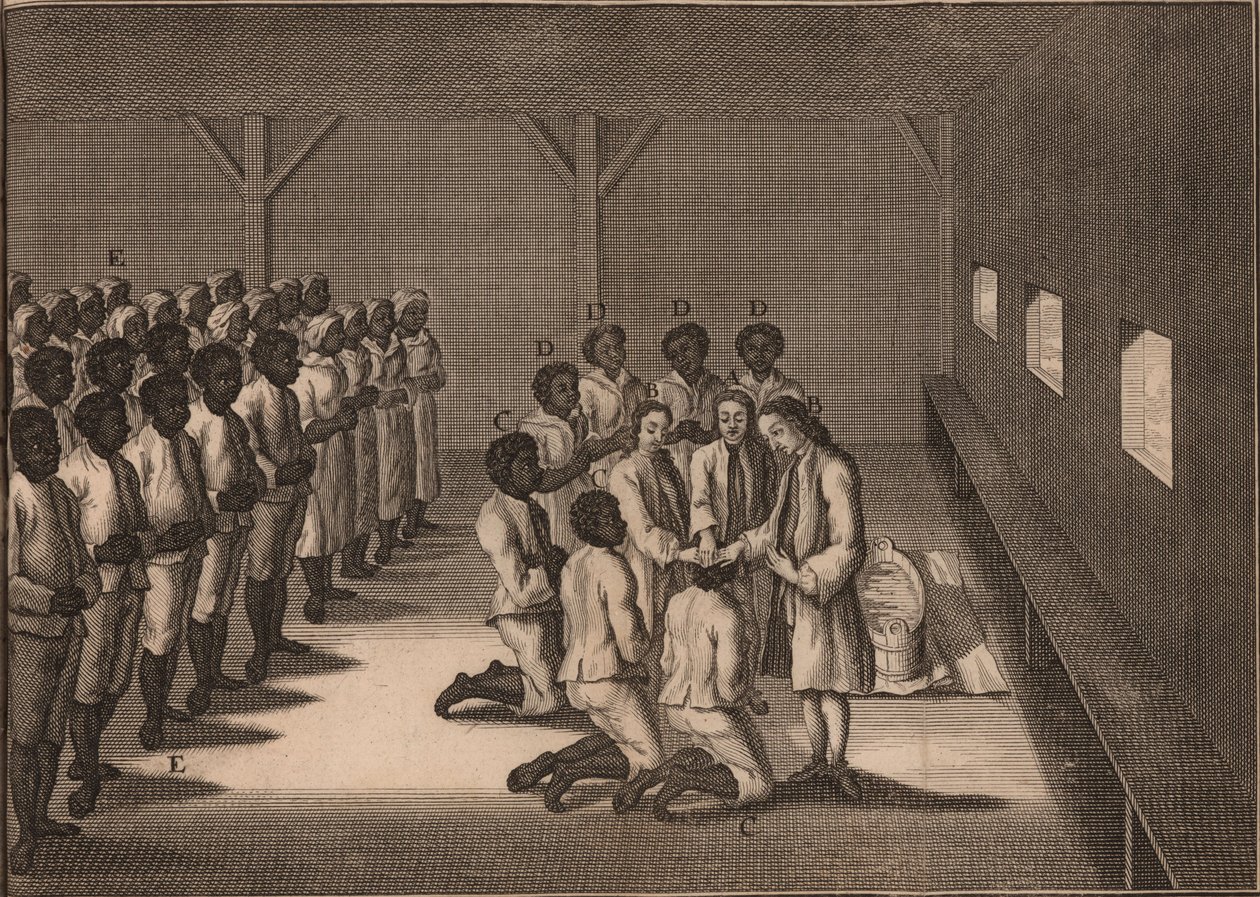 Baptême des esclaves noirs, 1757 - Unbekannt