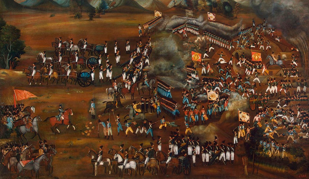Bataille entre Perses et Russes près de Sultanabad, 13 février 1812 - Unbekannt