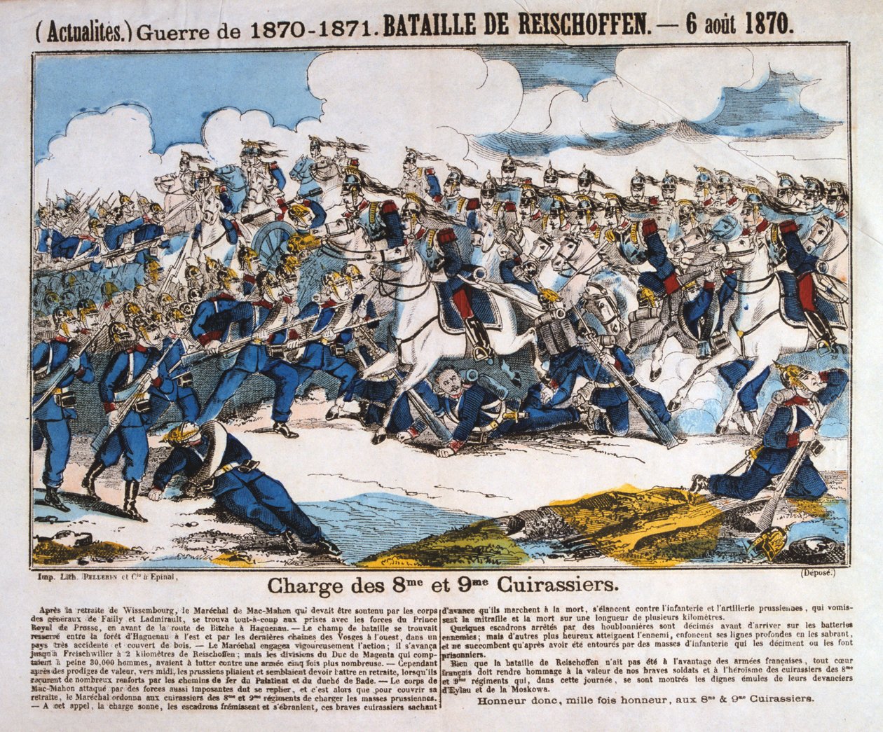 Bataille de Reichshoffen, guerre franco-prussienne, 6 août 1870 - Unbekannt
