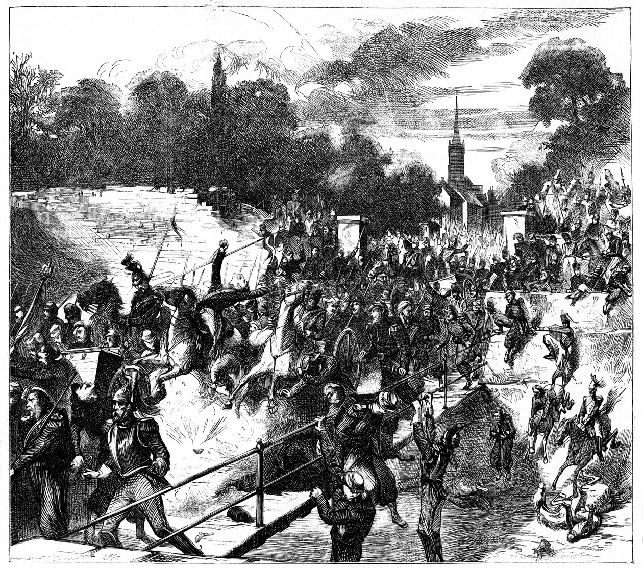 Bataille de Sedan, France, Guerre franco-prussienne, 1er septembre 1870 vers 1880 - Unbekannt
