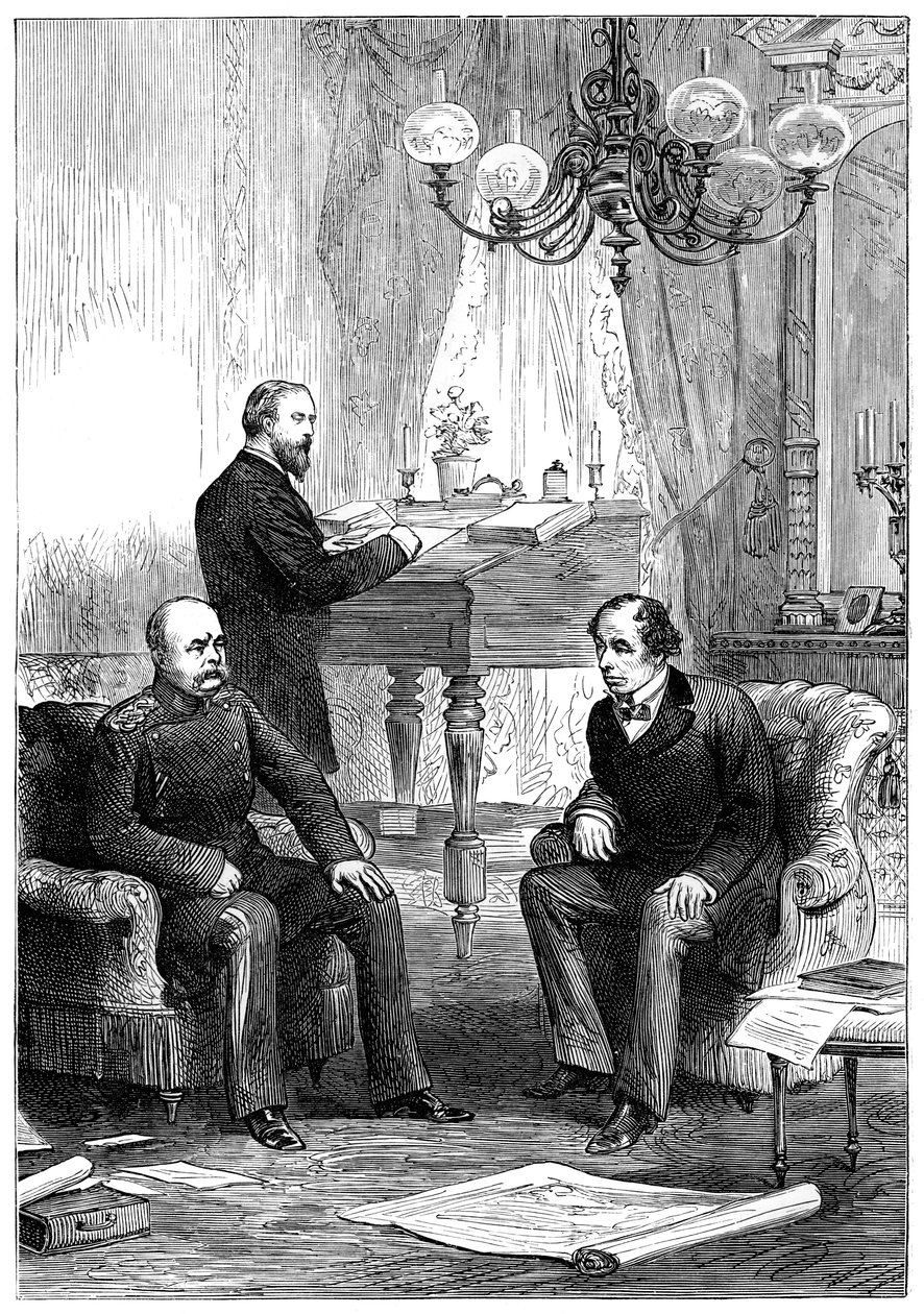 Benjamin Disraeli rencontrant Otto von Bismarck, Berlin - Unbekannt