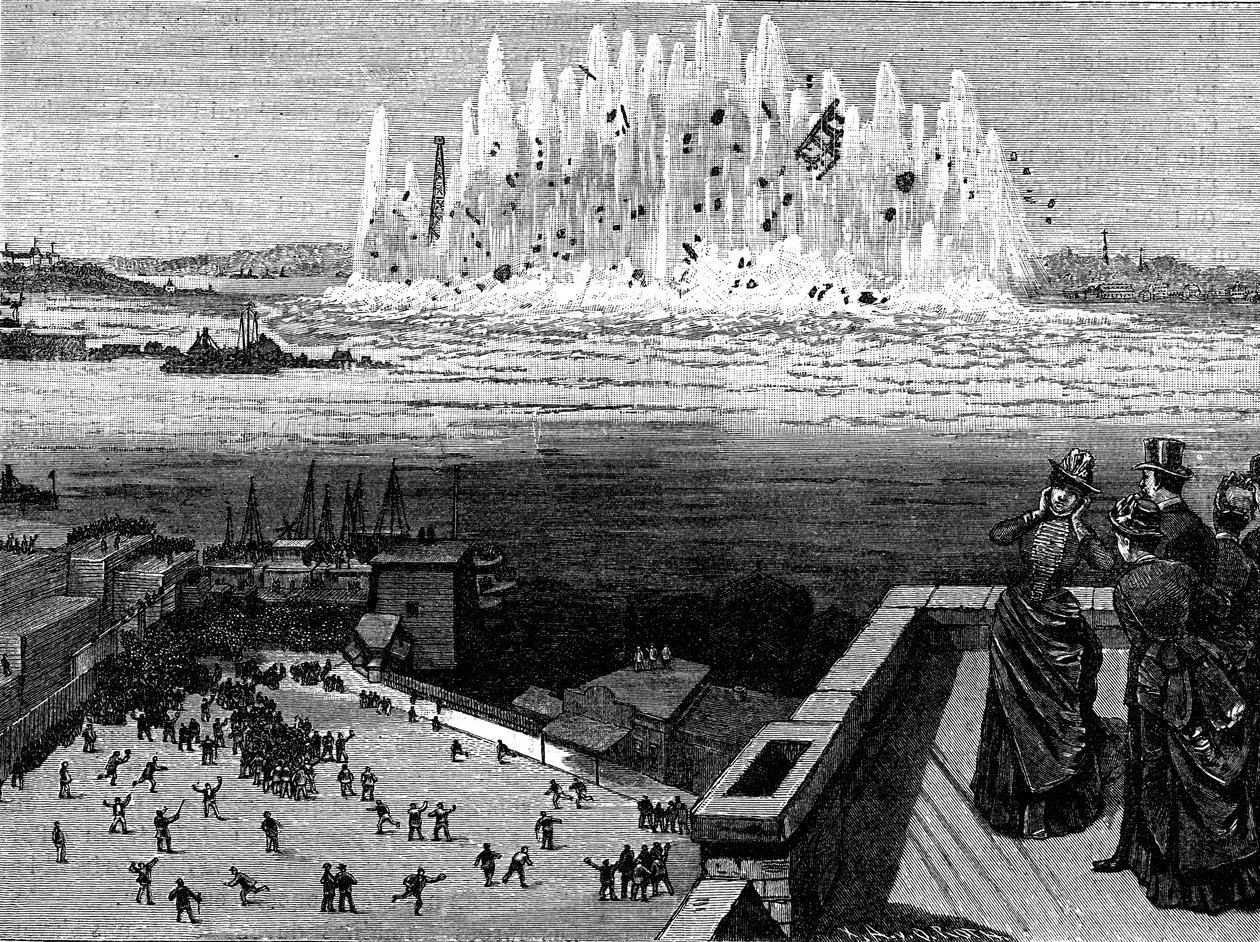 Explosion de Flood Rock, 1885, 1886 - Unbekannt