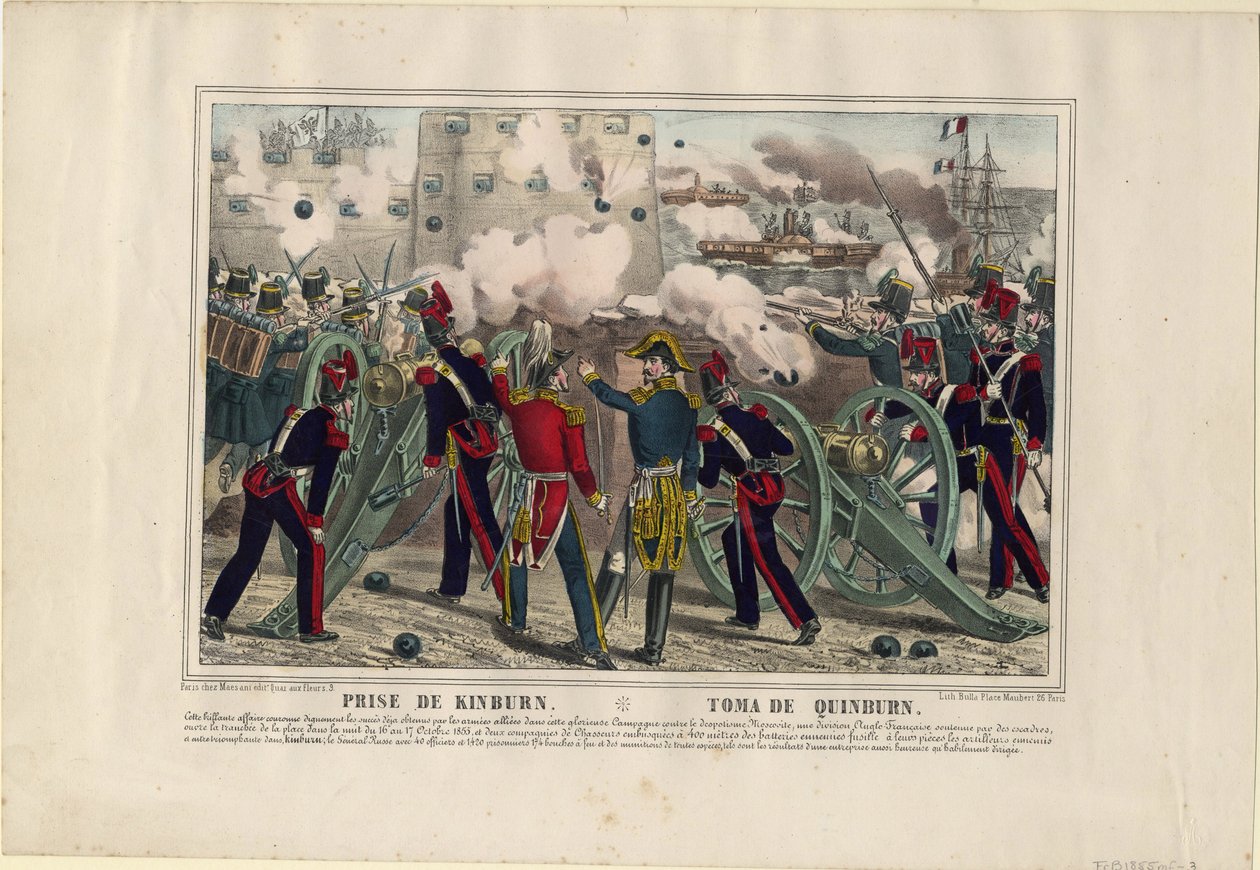 Bombardement de Kinburn, 1855 - Unbekannt