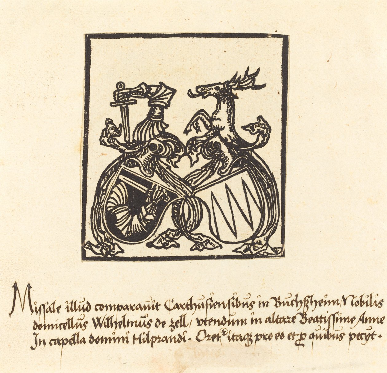 Ex-libris de Wilhelm von Zell - Unbekannt