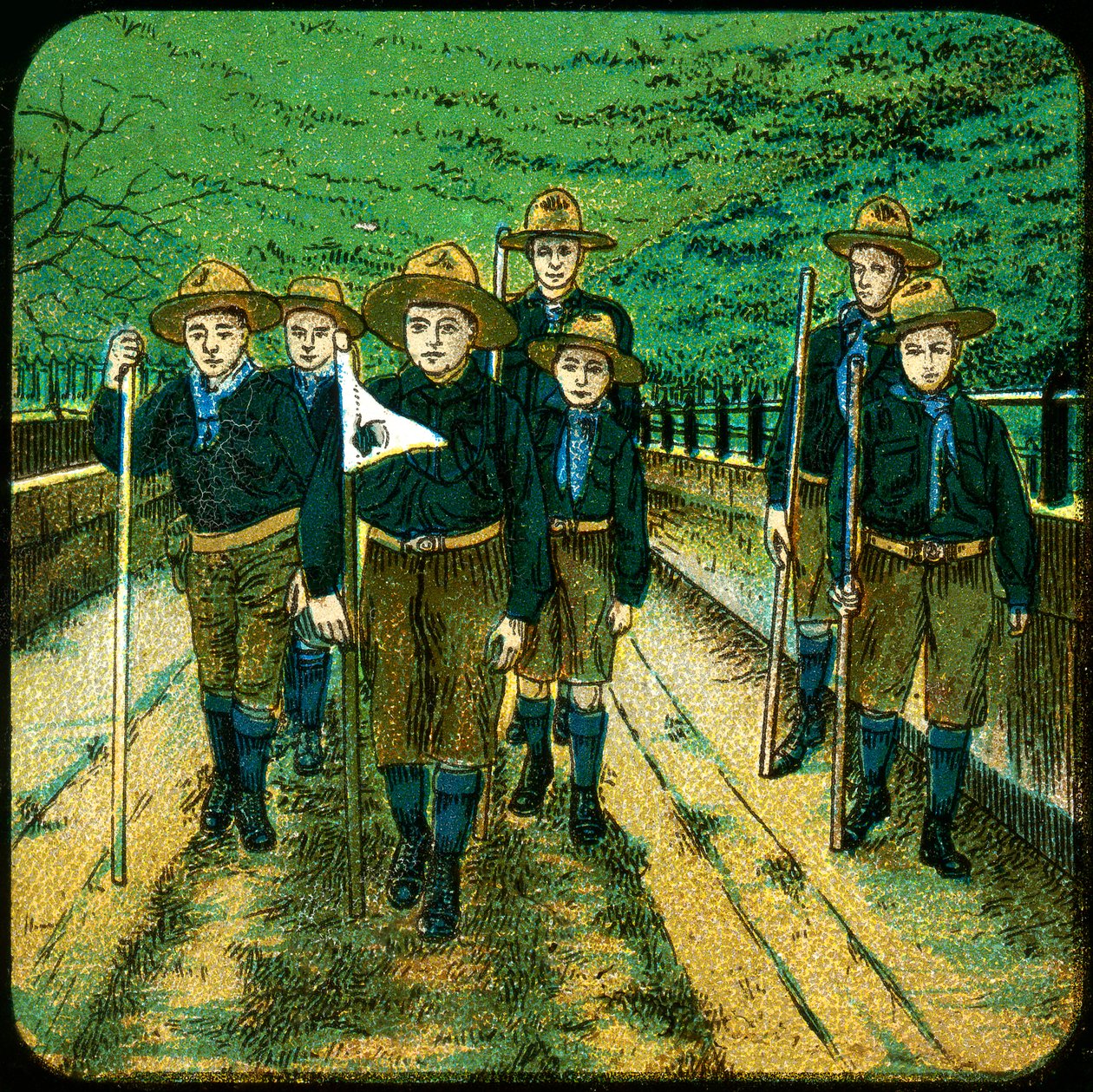 Boy scouts, 20ème siècle - Unbekannt